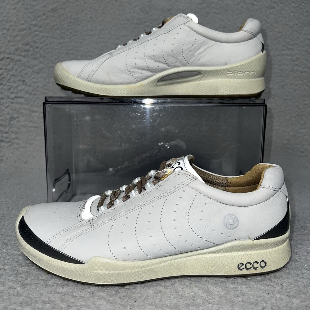 Ecco Biom Hybrid Women's 37 Beige Leather Natural Motion Technology Golf Shoes